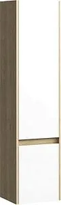 Шкаф-пенал подвесной Aqwella City 35 белый/дуб балтийский SIT0535DB Шкаф-пенал подвесной Aqwella City 35 белый/дуб балтийский SIT0535DB, 1