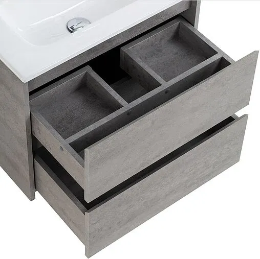 Тумба под умывальник подвесная BelBagno KRAFT 39 70 Cemento Grigio KRAFT 39-700/390-2C-SO-CG Тумба под умывальник подвесная BelBagno KRAFT 39 70 Cemento Grigio KRAFT 39-700/390-2C-SO-CG