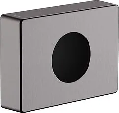 Держатель для гигиенических пакетов Hansgrohe AddStoris шлифованный чёрный хром 41773340