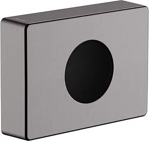 Держатель для гигиенических пакетов Hansgrohe AddStoris шлифованный чёрный хром 41773340 Держатель для гигиенических пакетов Hansgrohe AddStoris шлифованный чёрный хром 41773340, 1