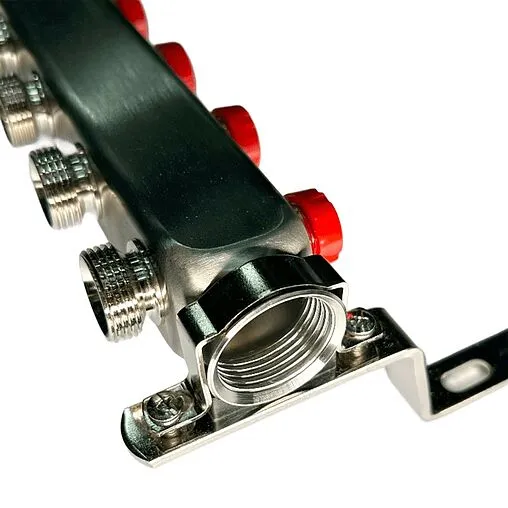 Группа коллекторная без расходомеров 12 отводов 1&quot;в/в x ¾&quot;ек Uni-fitt TECHNO 451W4312