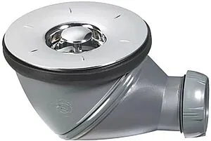 Сифон для душевого поддона Wirquin Bonde James хром 30718759, 1