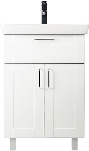 Тумба-умывальник напольная IDDIS Sena 60 белый/дерево SEN60W2i95+0036000i28