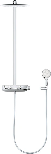 Душевая система с термостатом для душа Grohe Rainshower SmartControl 360 Mono хром 26361000