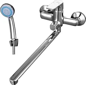 Смеситель для ванны с длинным изливом Rossinka хром RS32-32 Смеситель для ванны с длинным изливом Rossinka хром RS32-32, 1