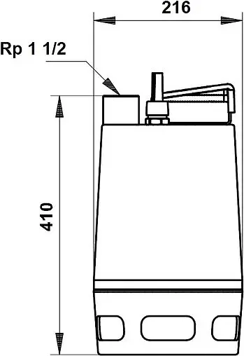 Насос дренажный Q=18м³/ч H=11м Grundfos UNILIFT AP35.408.3V 96001718