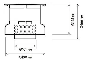 Наконечник дымохода Ø 60/100мм (сталь) Arderia 2601203, 2