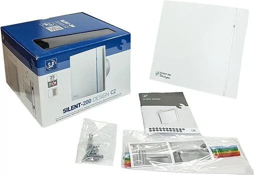 Вентилятор вытяжной Soler &amp; Palau SILENT-200 CZ MATT WHITE DESIGN 4C