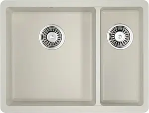 Мойка кухонная Omoikiri Kata 55-2-U-PA пастила 4993386, 1