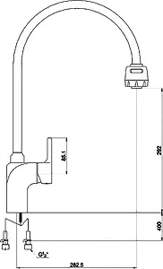 Смеситель для кухни Timo Polo чёрный/хром 0166FN-FS black, 2