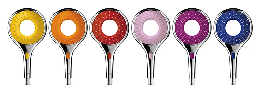 Лейка ручного душа Grohe Rainshower Icon хром/красный 27443000 Лейка ручного душа Grohe Rainshower Icon хром/красный 27443000