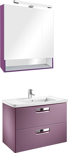 Шкаф-зеркало Roca Gap 80 фиолетовый ZRU9302753
