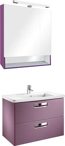 Шкаф-зеркало Roca Gap 80 фиолетовый ZRU9302753