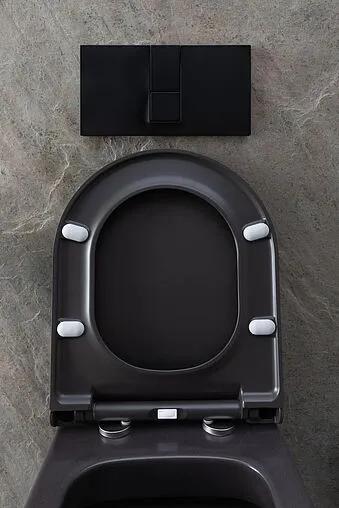 Унитаз подвесной безободковый Allen Brau Priority антрацит 4.31001.AN