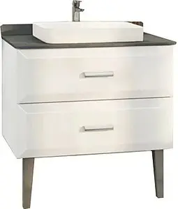 Тумба-умывальник напольная Comforty Империя 80 белый/серый 00004142360CF Тумба-умывальник напольная Comforty Империя 80 белый/серый 00004142360CF, 1