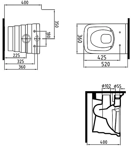 Унитаз подвесной безободковый с функцией биде Bien Shine белый SHKA052N1VP1W3000 Унитаз подвесной безободковый с функцией биде Bien Shine белый SHKA052N1VP1W3000