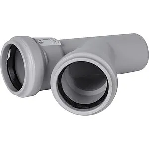 Тройник внутренний бесшумный D=58x58мм Угол 45° Stout SKB-0015-585845, 4