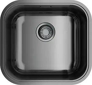 Мойка кухонная Omoikiri Omi 44-U/I-GM вороненая сталь 4993191 Мойка кухонная Omoikiri Omi 44-U/I-GM вороненая сталь 4993191, 1