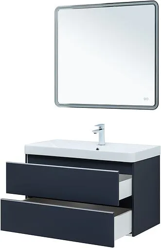 Тумба под умывальник подвесная Aquanet Вега 90 маренго 00329592