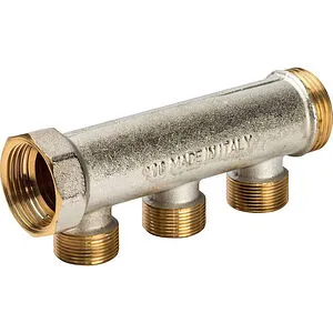 Коллектор распределительный проходной 3 отвода 1"в/н x М24x19 Luxor CP 403 68533400 Коллектор распределительный проходной 3 отвода 1"в/н x М24x19 Luxor CP 403 68533400, 1