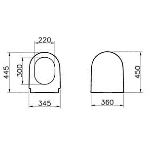 Крышка-сиденье для унитаза с микролифтом VitrA Nest белый 89-003-009, 3