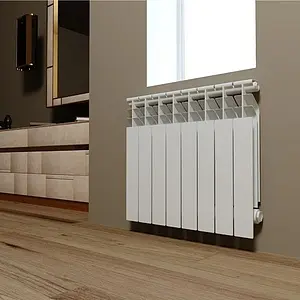 Радиатор алюминиевый 8 секций Konner LUX 500/80 6128656 Радиатор алюминиевый 8 секций Konner LUX 500/80 6128656, 4