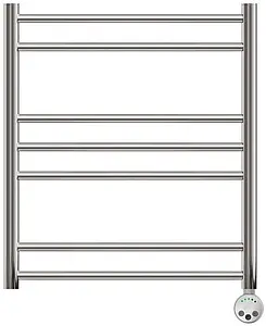 Полотенцесушитель электрический лесенка Lemark Ursus П7 600х500 полированная сталь LM72607E Полотенцесушитель электрический лесенка Lemark Ursus П7 600х500 полированная сталь LM72607E, 3
