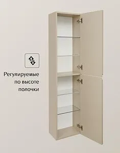 Шкаф-пенал подвесной Roca Oleta 35 капучино A857650515 Шкаф-пенал подвесной Roca Oleta 35 капучино A857650515, 5