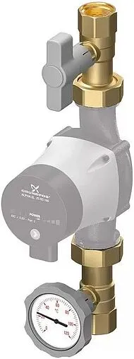 Монтажный комплект с обратным клапаном 1&quot;в x 1½&quot;нг Meibes S M61130.1