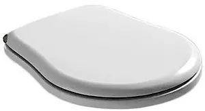 Крышка-сиденье для унитаза Kerasan Retro белый/бронза 109301 Крышка-сиденье для унитаза Kerasan Retro белый/бронза 109301, 1