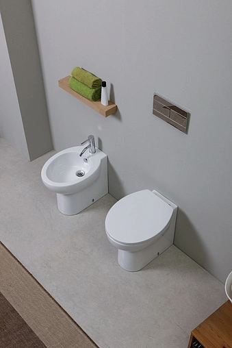 Унитаз приставной Kerasan Bit белый 441601