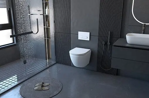 Комплект 5 в 1 Abber Bequem AC1100-AC0105-AC0121 с кнопкой хром глянцевый