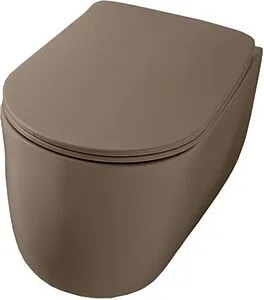 Унитаз подвесной безободковый Kerasan Nolita Tornado Bruno matt 531588 Унитаз подвесной безободковый Kerasan Nolita Tornado Bruno matt 531588, 1