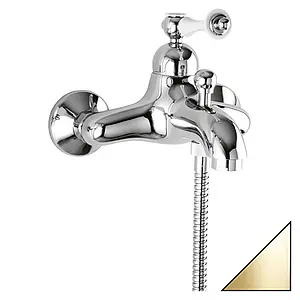 Смеситель для ванны Cezares Margot золото/белый MARGOT-VM-03/24-Bi Смеситель для ванны Cezares Margot золото/белый MARGOT-VM-03/24-Bi, 1