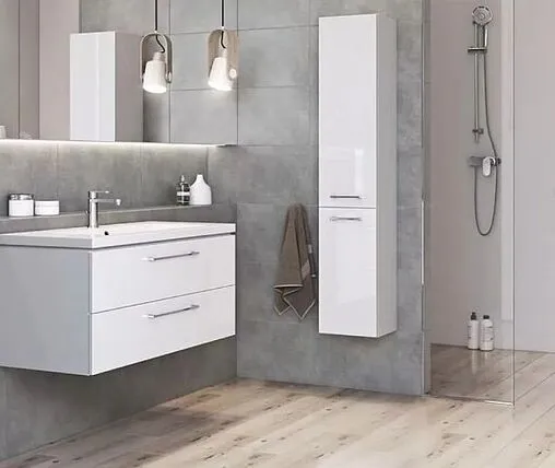 Тумба-умывальник подвесная Cersanit Lara 80 белый 64137+