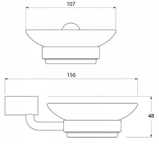 Мыльница IDDIS Renior хром L042