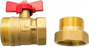 Кран шаровый с американкой 1¼&quot;в x 1¼&quot;н Ci 11Б27п1 01.03.0100320, 1