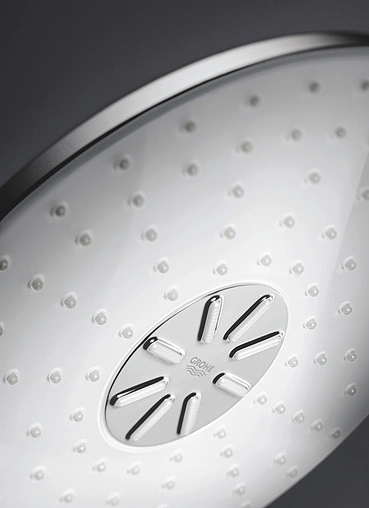 Лейка верхнего душа с настенным креплением Grohe Rainshower 310 SmartActive белый/хром 26475LS0