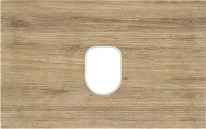 Тумба-умывальник подвесная Aquaton Либерти 75 дуб эльвезия 1A2795K5LYC70, 4