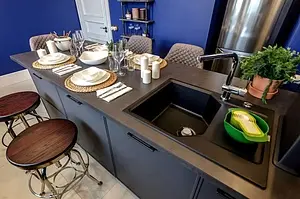 Мойка кухонная Omoikiri Yonaka 65-BL черный 4993348, 5