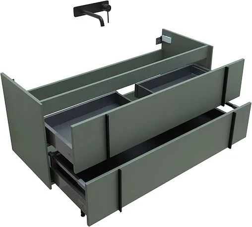 Тумба-умывальник подвесная Allen Brau Reality 120 олива 1.32008.CGM+