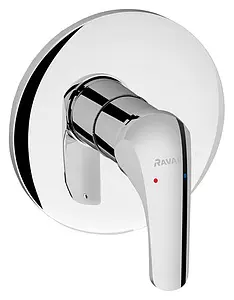 Смеситель для душа скрытого монтажа Ravak Rosa хром X070049 Смеситель для душа скрытого монтажа Ravak Rosa хром X070049, 1