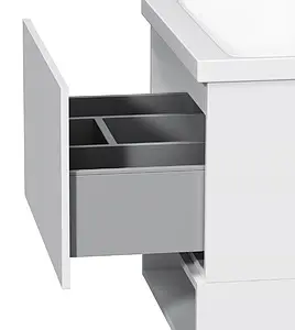 Тумба под умывальник подвесная Am.Pm Gem 60 белый M90FHX06021WG, 3