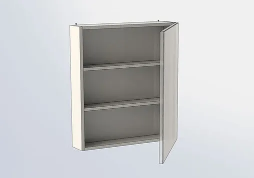 Шкаф-зеркало Aquanet Порто 60 R белый 00195727