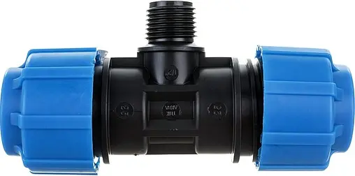 Тройник компрессионный переходной 25мм x ½&quot;н x 25мм ТПК-Аква 51251225