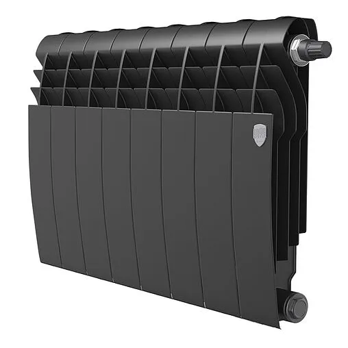 Радиатор биметаллический 8 секций нижнее правое подключение Royal Thermo Biliner 350 VR80 Noir Sable RTBNSVR8035008 Радиатор биметаллический 8 секций нижнее правое подключение Royal Thermo Biliner 350 VR80 Noir Sable RTBNSVR8035008