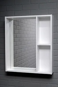 Шкаф-зеркало Айсберг Агата 60 белый DA6702HZ, 4