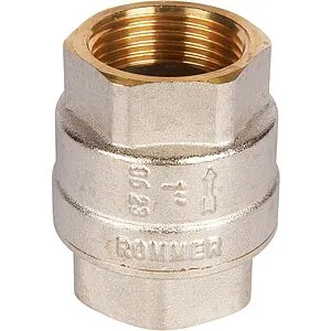 Клапан обратный пружинный 1"в x 1"в Rommer RVC-0001-000025 Клапан обратный пружинный 1"в x 1"в Rommer RVC-0001-000025, 1