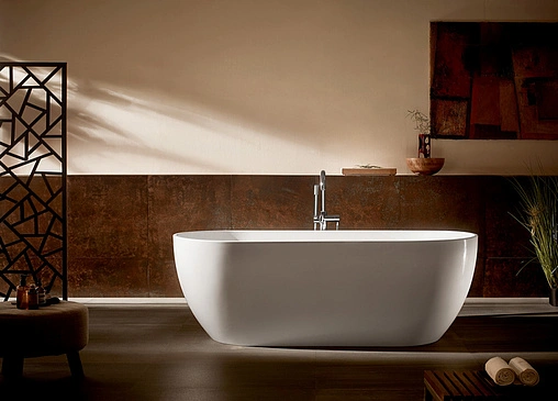 Ванна акриловая отдельностоящая Abber 172x74 AB9241