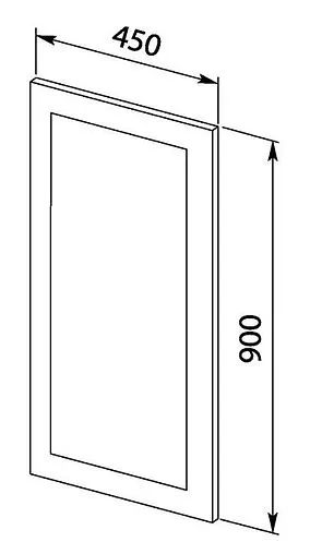 Зеркало с подсветкой Aquanet Нота 40 алюминий 00159094